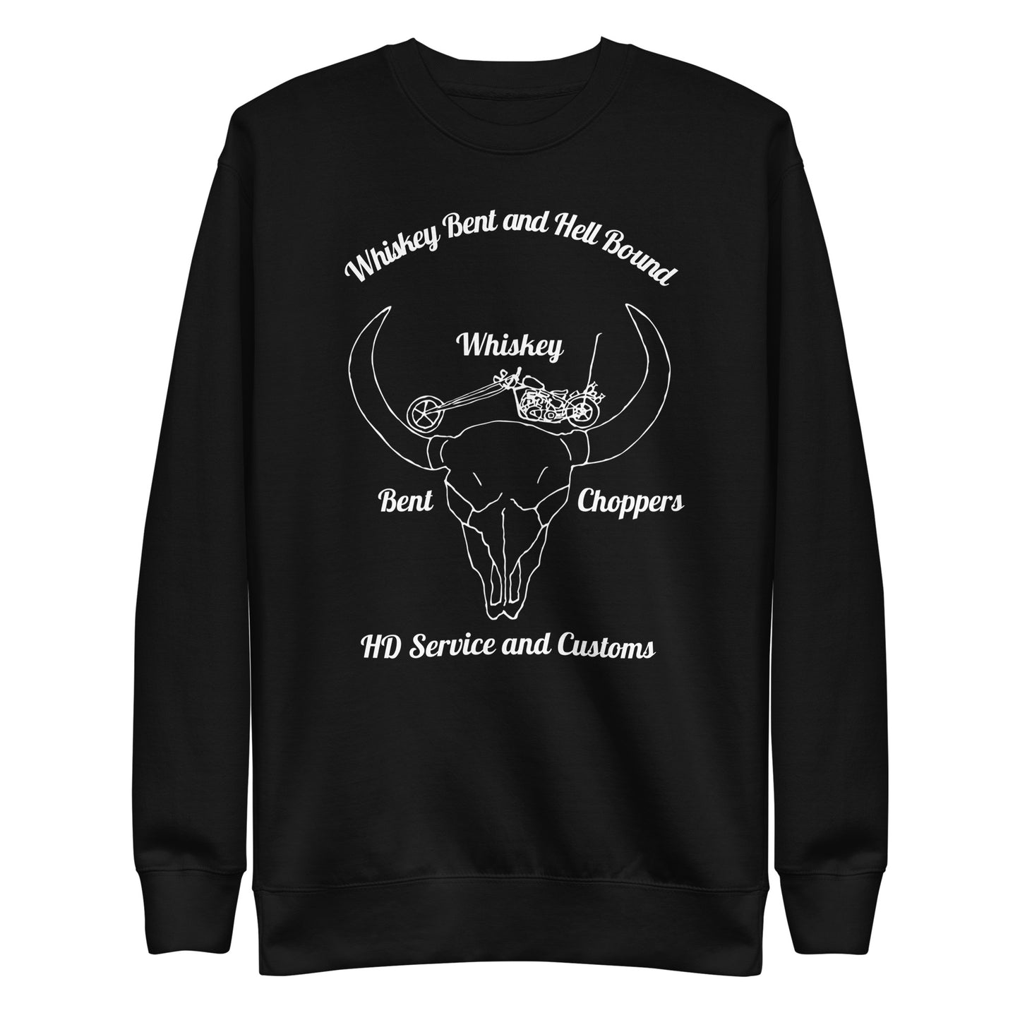 Two Sided Crew Neck Sweatshirt